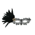 thumbnail image 1 of Honeeladyy Lace Masquerade Masks for Women, Peacock Feather Mardi Gras Mask for Christmas New Year Wedding Carnival Mardi Gras Party Evening Prom, Black, 1 of 4