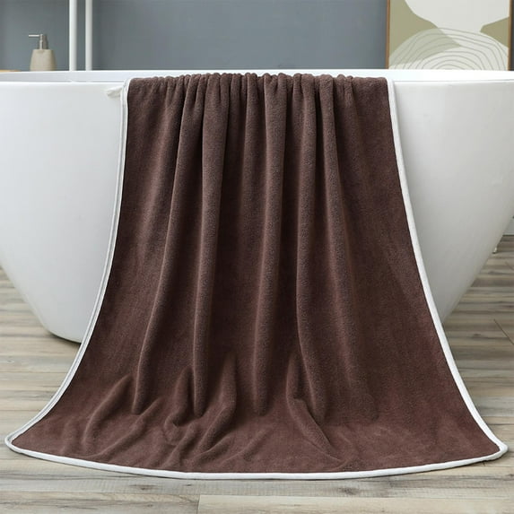 Honeeladyy Larg Size Bath Towel, 28 x 55 inches Microfiber Bath Towels, Super Soft, Absorbent and Quick Dry Towels for Bathroom, Pool, Beach, Swim, and Yoga, Large Bathroom Towels for Daily Use