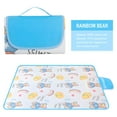 thumbnail image 1 of Honeeladyy Large Beach Blanket Oversized Camping Blanket Waterproof Sandproof Outdoor Collapsible Picnic Mat Beach Mat for Outdoor Camping Hiking Grass Park, 1 of 5