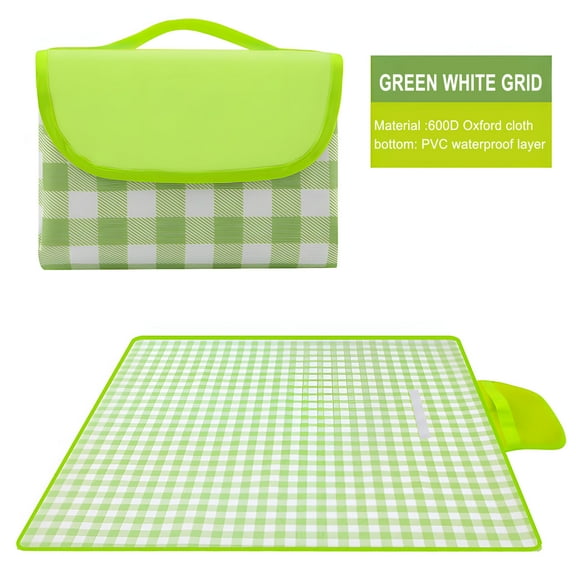 Honeeladyy Large Beach Blanket Oversized Camping Blanket Waterproof Sandproof Outdoor Collapsible Picnic Mat Beach Mat for Outdoor Camping Hiking Grass Park