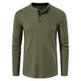 thumbnail image 1 of Honeeladyy Long Sleeve Golf Tennis T-Shirt Tops,Men Long-Sleeve Beefy Muscle Basic Solid Pure Color Blouse Tee, 1 of 1