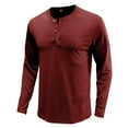 thumbnail image 1 of Honeeladyy Long Sleeve Golf Tennis T-Shirt Tops,Men Long-Sleeve Beefy Muscle Basic Solid Pure Color Blouse, 1 of 1