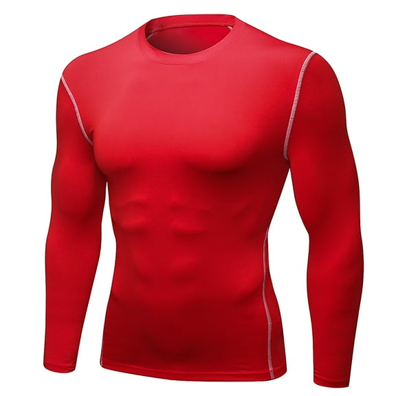 Honeeladyy Long Sleeve Golf Tennis T-Shirt Tops,Men Tight Training Sports Fitness Running Sweat Wicking Long Sleeve Shirt