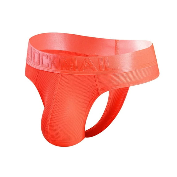 Honeeladyy Men Casual Solid Breathable Comfortable Underwear Men Casual Fashion Solid Attractive Underwear Thong Buttock Lift Breathable Briefs