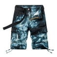 thumbnail image 1 of Honeeladyy Men Multi-Pocket Zipper Shorts Buttoned Five-Piece Work Trousers Shorts, 1 of 3