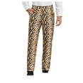 thumbnail image 1 of Honeeladyy Men Printing Personalized Pants Pocket Button Suit Casual Pants Suit Pants, 1 of 6