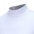 thumbnail image 1 of Honeeladyy Men Round Neck Muscle Pullover Top,Autumn And Winter High-neck Solid Color Slim Long-sleeved Men Bottoming Shirt, 1 of 5