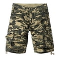 thumbnail image 1 of Honeeladyy Men's Casual Pure Color Outdoors Pocket Beach Work Trouser Cargo Shorts Pant Men's printed Shorts, 1 of 2
