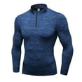 thumbnail image 1 of Honeeladyy Men's Fall/winter Fitness Long-sleeved Zipper Casual Hoodie Quick-drying Sports Sweatshirt Men Clothes, 1 of 1
