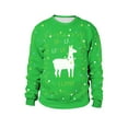 thumbnail image 1 of Honeeladyy Men's Hoodie Sweatshirt ,Christmas Clothing Casual Loose Tops Christmas Day Long Sleeve Round Neck Sweater, 1 of 1