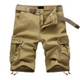 thumbnail image 1 of Honeeladyy Men's Plus Size Cargo Shorts Multi-Pockets Relaxed Summer Beach Shorts Pants men's pants denim, 1 of 5