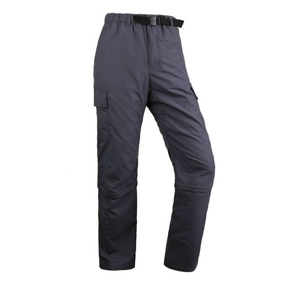 Honeeladyy Men's Removable Punch Pants Slim Solid Color Multi-Pocket Outdoor Sports Pants Work Pants Long Pants Mens Sweatpants