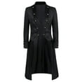 thumbnail image 1 of Honeeladyy Men's Steampunk Vintage Tailcoat Jacket Gothic Victorian Frock Coat Uniform, 1 of 4