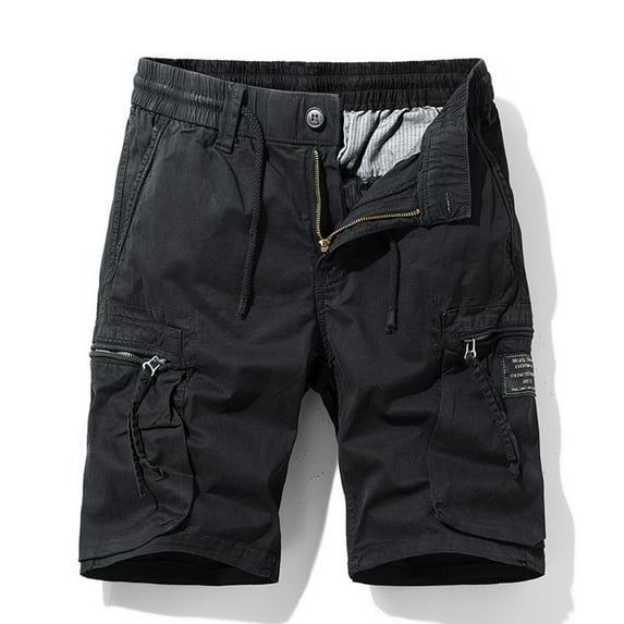 Honeeladyy Men's Summer Solid Outdoors Casual Have Pockets Drawstring Sport Shorts Pants Men's casual shorts