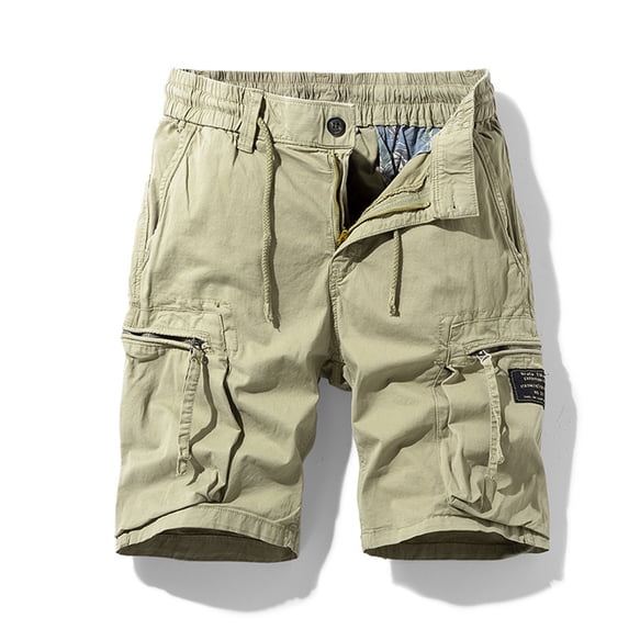 Honeeladyy Men's Summer Solid Outdoors Casual Have Pockets Drawstring Sport Shorts Pants Mens Summer Short Pants
