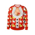 thumbnail image 1 of Honeeladyy Men's Sweatshirt,Christmas Clothing Casual Loose Tops Christmas Day Long Sleeve Round Neck Sweater, 1 of 1