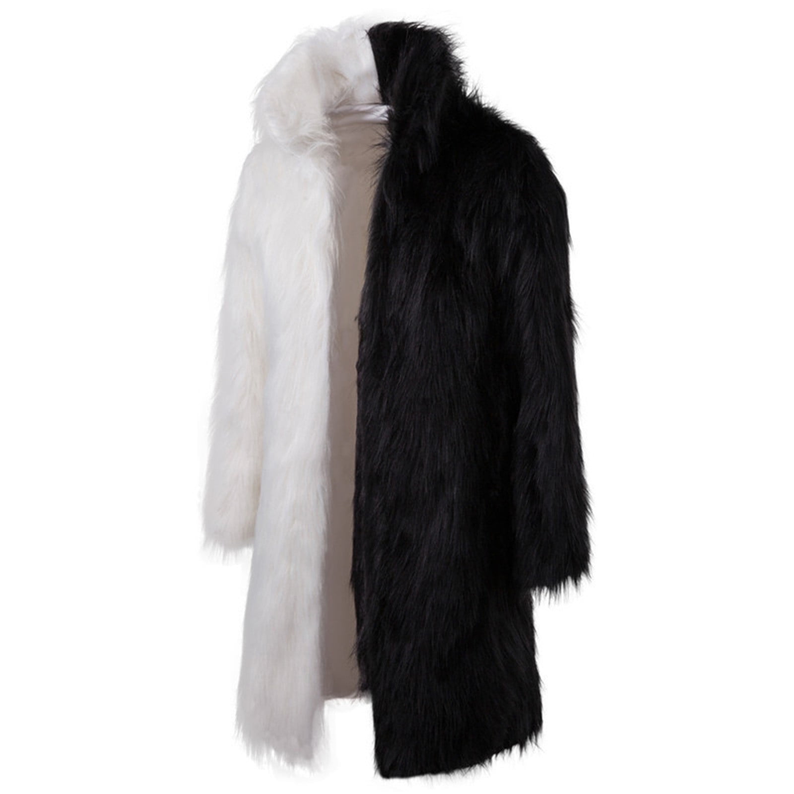 Shaggy Parka Jacket Hip Hop Men's Winter Faux Fur Coat – Hip Hop