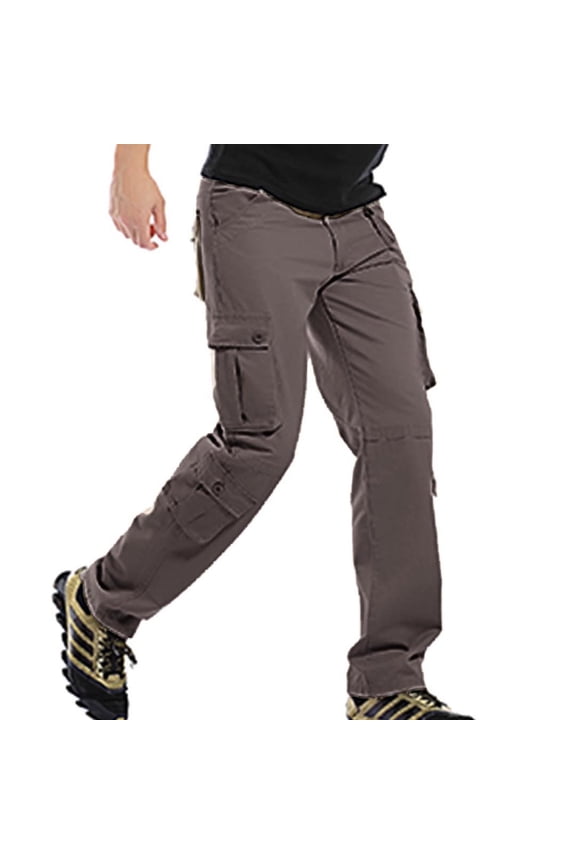 Mens Hiking Tactical Pants Lightweight Cotton Outdoor Military Cargo Trousers Christmas Gift for Dad Army Green XL