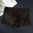 thumbnail image 1 of Honeeladyy Mens Reduced Underwear Ice Silk Thin Style Traceless Boxers Business Breathable Men's Summer Comfortable Boxers, 1 of 3