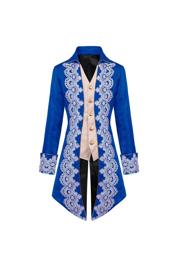 Mens Tuxedo Jacket Tails Slim Fit Tailcoat Dress Coat Swallowtail Dinner Party Wedding Blazer Suit