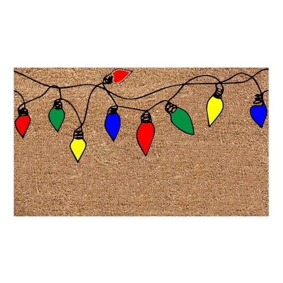 Honeeladyy Merry Christmas Door Mat Christmas Entry Doormat Christmas Door Rug Blanket Holiday Welcome Mat Indoor Outdoor for Home Entrance Front Door Porch Christmas Decoration, 16 x 24 Inches
