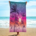 thumbnail image 1 of Honeeladyy Microfiber Beach Towel for Women Kids Girls Boys Adults Men, Oversized Quick Dry Soft Sandproof Cute Palm Tree Design 30×60 inch Beach Towels for Travel Pool Swim Beach Accessories, 1 of 5