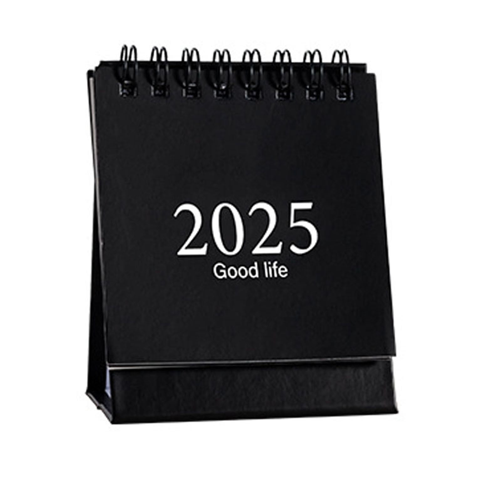 Honeeladyy Mini English Edition Desk Calendar, From July 2024 to