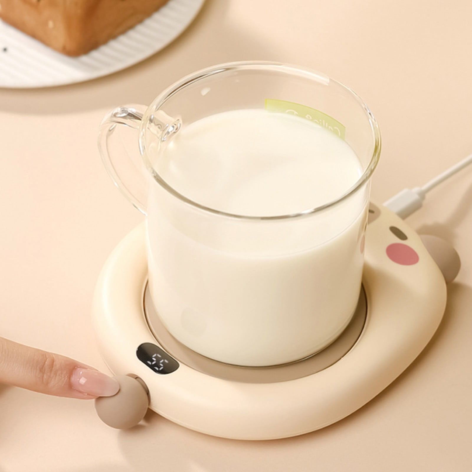 Honeeladyy Mug Warmer, Coffee Warmer for Desk Warmer, Coffee Cup Warmer