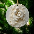 thumbnail image 1 of Honeeladyy Nativity Scene Ornaments Religious Christmas Wooden Hanging Ornament 3D Nativity Christmas Ornament The Birth of Jesuses Christians Christmas Decorations for Tree Xmas, Walls, 1 of 6