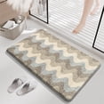 thumbnail image 1 of Honeeladyy Non Slip Bath Mat for Bathroom (16 x 24, Multicolor) Water Absorbent Soft Microfiber Fuzzy, Machine Washable Thick Plush Bath Rugs for Shower Spa, 1 of 6