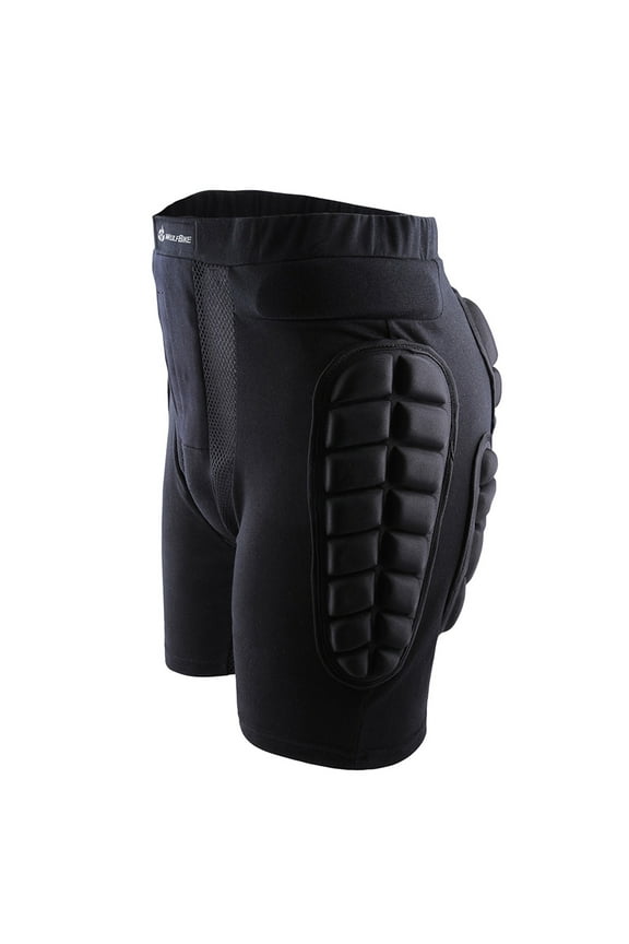 Padded Shorts,3D Protection Hip Butt Protective Gear Guard for Ski Snowboard and Skateboarding Winter Outdoor Sport Lined Short for Men Women Youth Black L