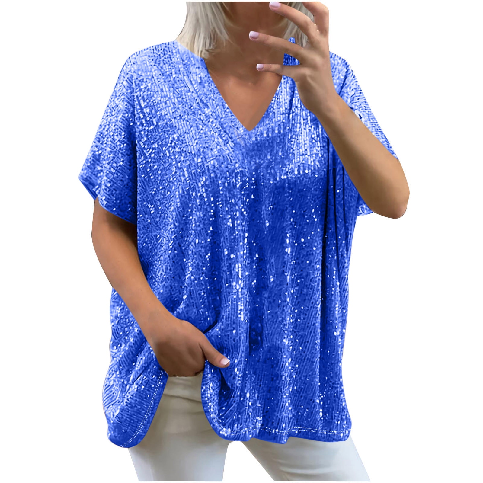 sparkly blouses plus size