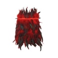 thumbnail image 1 of Honeeladyy Red Feather Shawl for Women Masquerade Witch Wings Cape Mardi Gras Costume Collar Accessories for Christmas, Themed Parties, Carnivals, Masquerade Parties, 1 of 5
