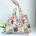 thumbnail image 1 of Honeeladyy Reusable Grocery Bags for Women, Foldable Waterproof Washable Shopping Bags, Large Capacity Boho Tote Bags for Groceries, Market Cloth Storage Bags, Utility Personalized Gifts, 1 of 8
