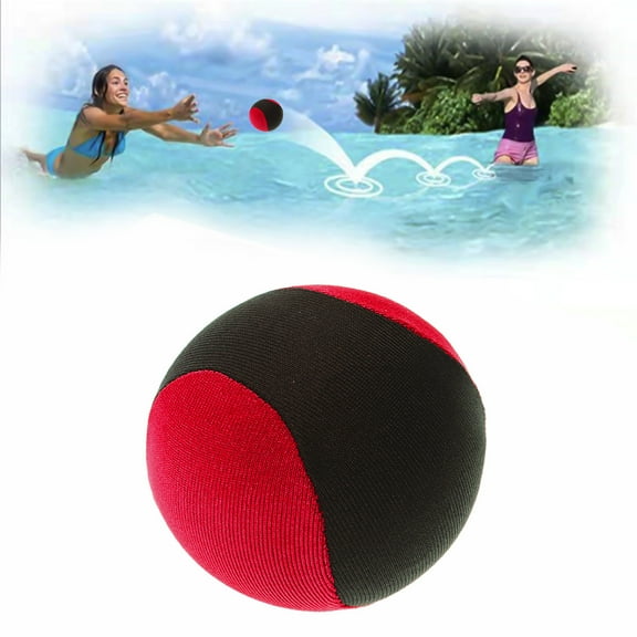 Honeeladyy Reusable Water Float Balls Pool Beach Toys for Summer Outdoor Activities, 2" Splash Water Small Practical Balls for Adult Swimming Beach Soaking Game Party, Red