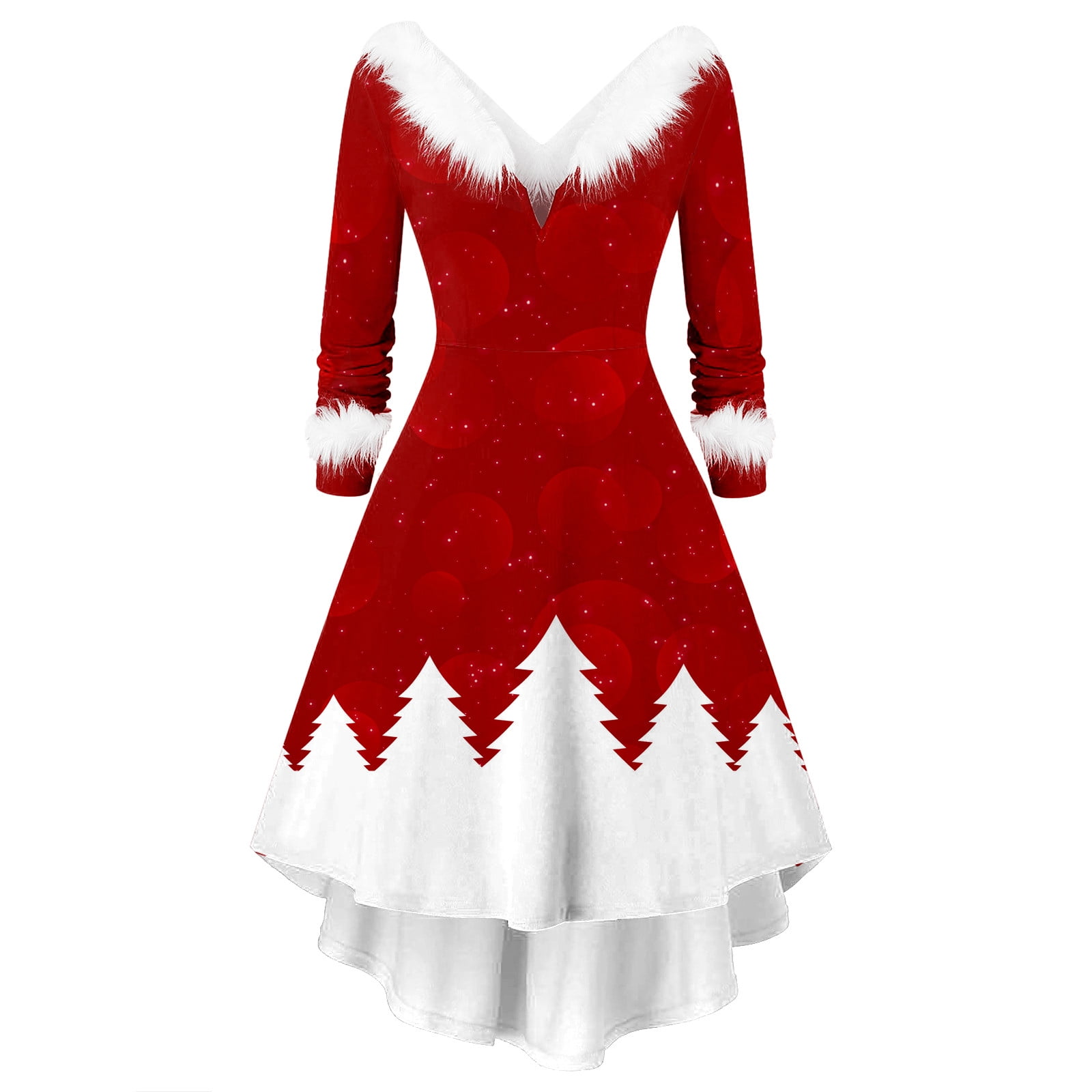 Honeeladyy Sales Online Christmas Party Dresses for Women Santa Claus