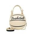 thumbnail image 1 of Honeeladyy Sales Personalized Round Ball Female Bag Chain Basketball Bag All-match Satchel Small Bag, 1 of 7