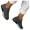 thumbnail image 1 of Honeeladyy Sandals Stretch Cloth Large Size Women's Summer Comfortable Casual Sports Shoes Gray Sales Online, 1 of 3