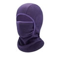 thumbnail image 1 of Honeeladyy Ski Mask Balaclava for Boys Girls 5-12Years, Casual Solid Color Fleece Windproof Face Mask Hat for Kids Toddler,Winter Warm Balaclava Hood Neck Scarf for Cycling Skiing, Dark Blue, 1 of 2