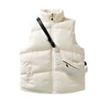 thumbnail image 1 of Honeeladyy Sleeveless Jacket for Golf Running Hiking,Unisex Corduroy Sleeveless Hatless Casual Coat Detachable Backpack, 1 of 9