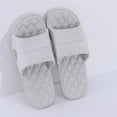 thumbnail image 1 of Honeeladyy Slippers for Women and Men Comfort House Slippers Shower Shoes Lightweight Indoor Slides Bathroom Sandals Gray 42, 1 of 3