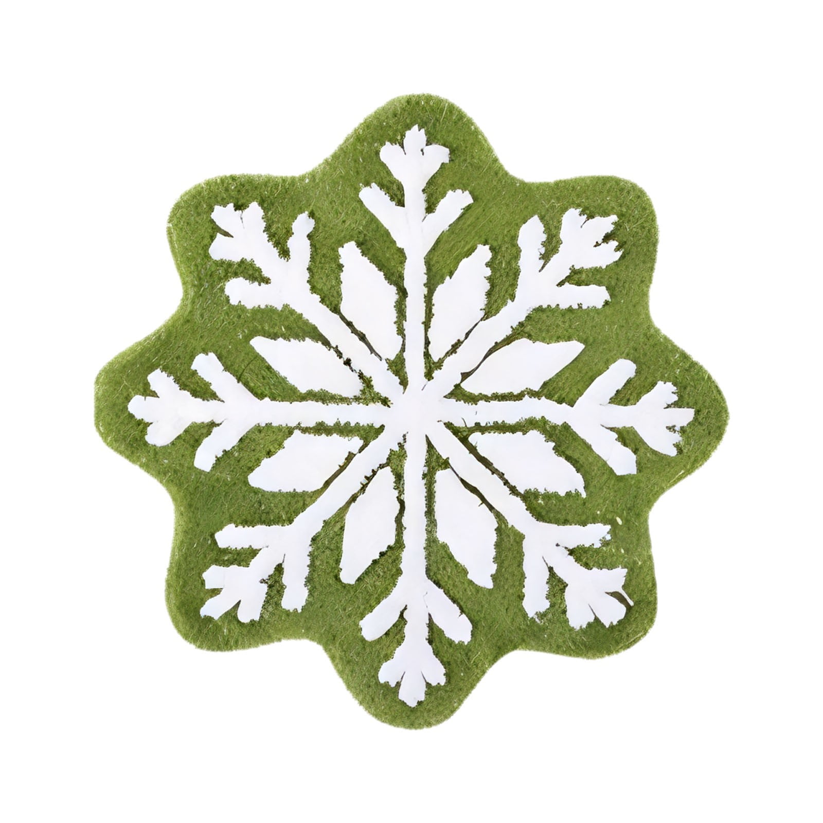 Honeeladyy Snowflake Bathroom Rug, Bath Room Winter Decorations, Green ...