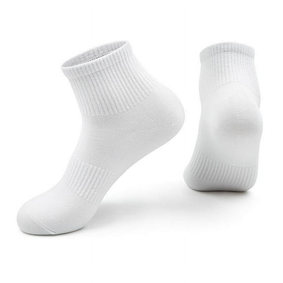 Honeeladyy Socks for Girl,Unisex Sweat-absorbing And Breathable Cotton Socks, Solid Color Short Tube Socks