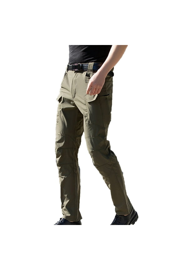 Tactical Pants Camo Cargo Pants for Men Outdoor Hiking Pants Rip-Stop Work Pants Multi-Pocket Pants Golf Pants Men