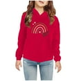 thumbnail image 1 of Honeeladyy Toddler Boys Girls Christmas Sweatshirts, Kids Hoodies Pullover Fall Warm Round Neck Long Sleeve Print Tops Xmas Outerwear #Ia-Birthday Gifts, 1 of 5