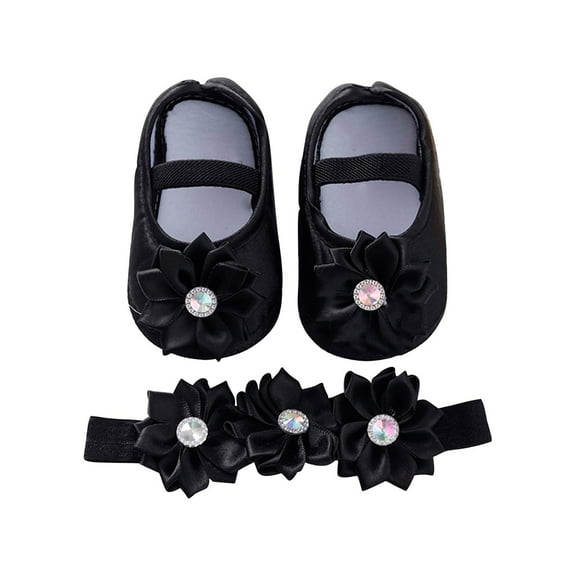 Honeeladyy Toddler Kid Shoes Toddler Baby Girls Boys Baby Shoes Soft Sole Non-slip Baby Toddler Sandals Black Clearance under 10$