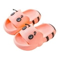 thumbnail image 1 of Honeeladyy Toddler Slides Sandals Summer Slip-On Sandals Shower Beach Pool Anti-slip Slippers Water Shoes for Kids Birthday Gift Pink 2-3Years, 1 of 4