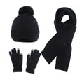 thumbnail image 1 of Honeeladyy Winter Hats Gloves Scarf for Men Warm Scaves and Beanie Hat Themal Gloves Set for Hiking Hunting and Skiing, 1 of 4