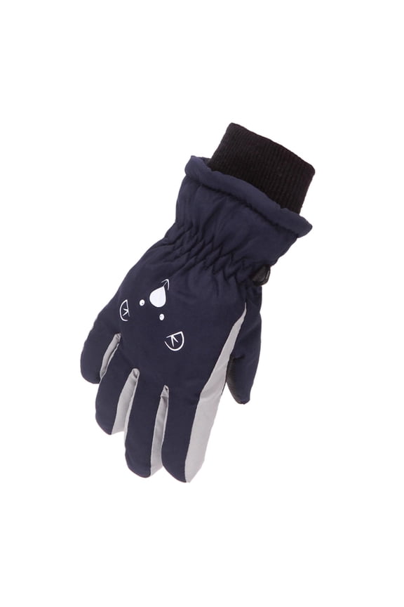 Winter Kids Waterproof Gloves,Toddler Girls Boys Snow Gloves Kids Ski Winter Gloves Waterproof Windproof Children Warm Gloves 3-6Years