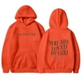 thumbnail image 1 of Honeeladyy Winter Sweatshirt for Women ,Fall Valentines Day Oversized Crew Neck Printed Sweatshirt Long Sleeve Loose Outfit Hoodies Pullover Christmas Gift Orange M, 1 of 2